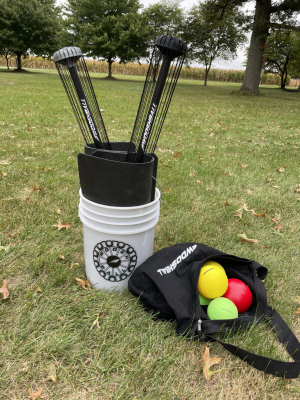 Wooshball Kit with everything you need for an exciting game of WooshBall (WooshBats inlcuded)