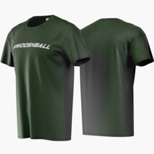 Forest Green WooshBall T-shirt full logo across the chest