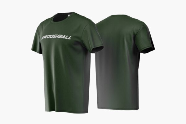 Forest Green WooshBall T-shirt full logo across the chest